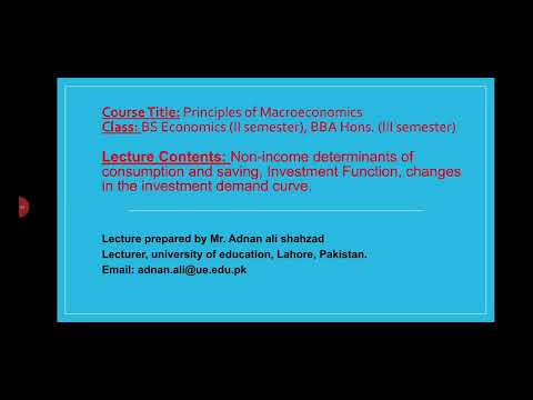 Lecture 5, Principles of Macroeconomics