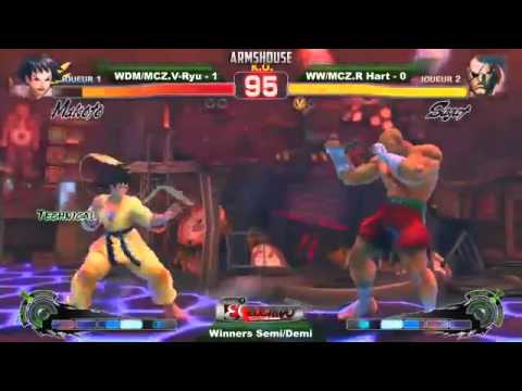 WDM/MCZ.V-Ryu (Ma) vs WW/MCZ.Ryan Hart (Sa) - winners semi Bushido Impact SSF4