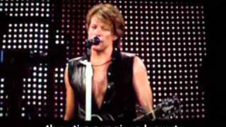 BON JOVI Whole lot of leavin´ - The Circle Tour (subtitulos español/inglés)