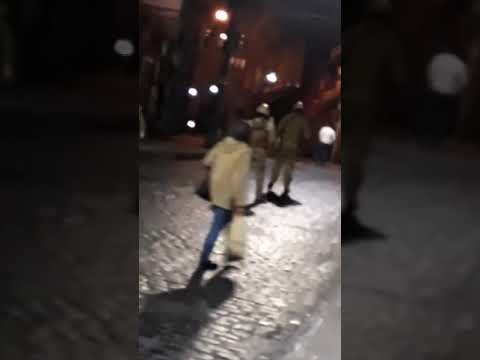 Incidents next to Anibal Pinto square - Valparaíso - 18Apr-2020