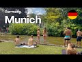 MÜNCHEN Englischer Garten Strandfeeling ️ Spaziergang DEUTSCHLAND 4K HDR