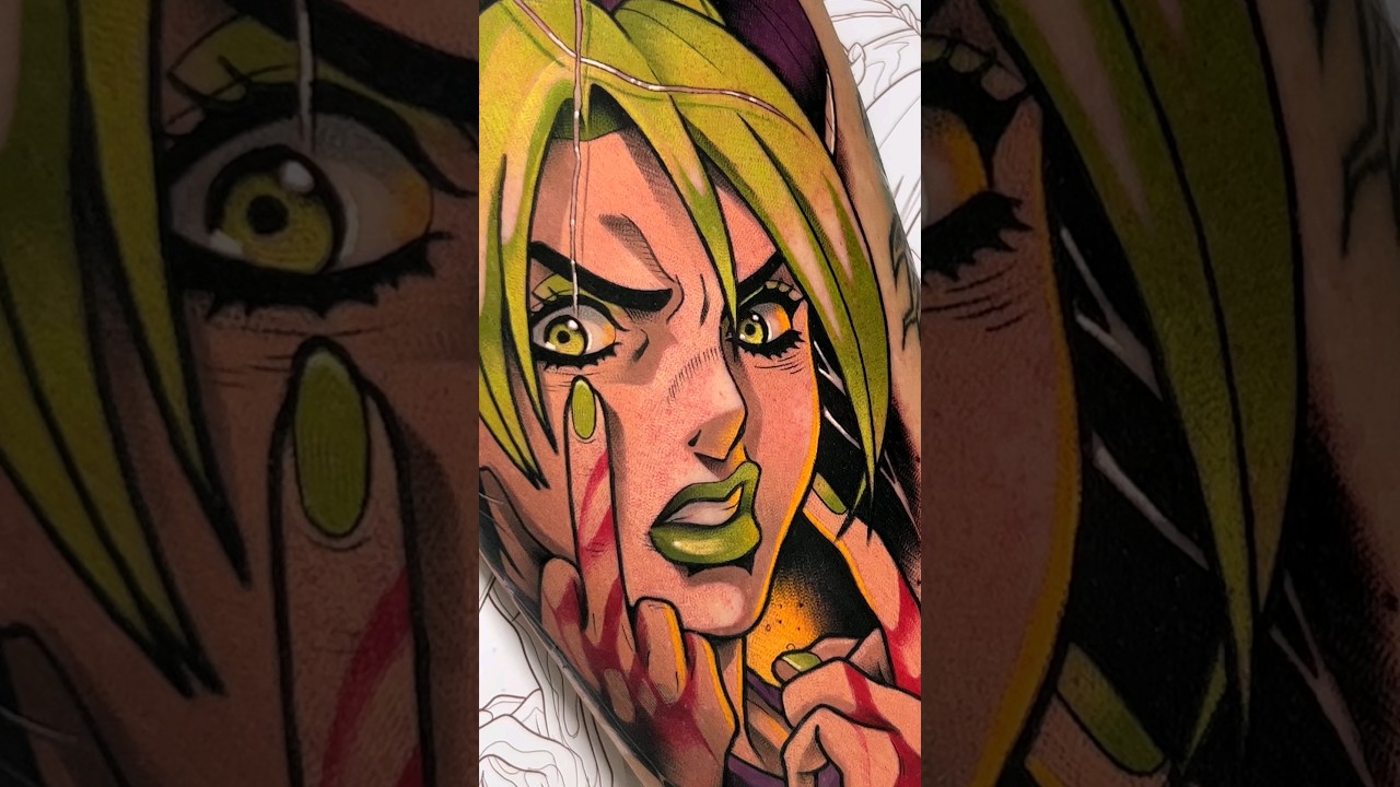 Jolyne Cujoh #tattoo #shorts #ikostattoo #jojo