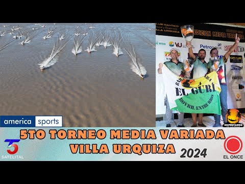 Disfrutando de la pesca en el 5to Torneo Media Variada Villa Urquiza