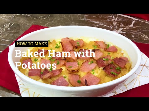 WATCH: How To Make Baked Ham with Potatoes