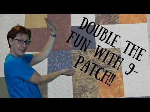 Double Disappearing 9 Patch Quilt Block Tutorial