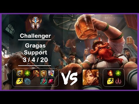 KR Challenger Replays Support Gragas vs Leona Ep.4288