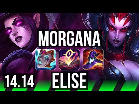 MORGANA vs ELISE (JGL) | Rank 4 Morg, 8/4/12 | BR Grandmaster | 14.14