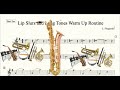 Baritone Sax Long Tones/Octave Key Warm Up with Ensemble