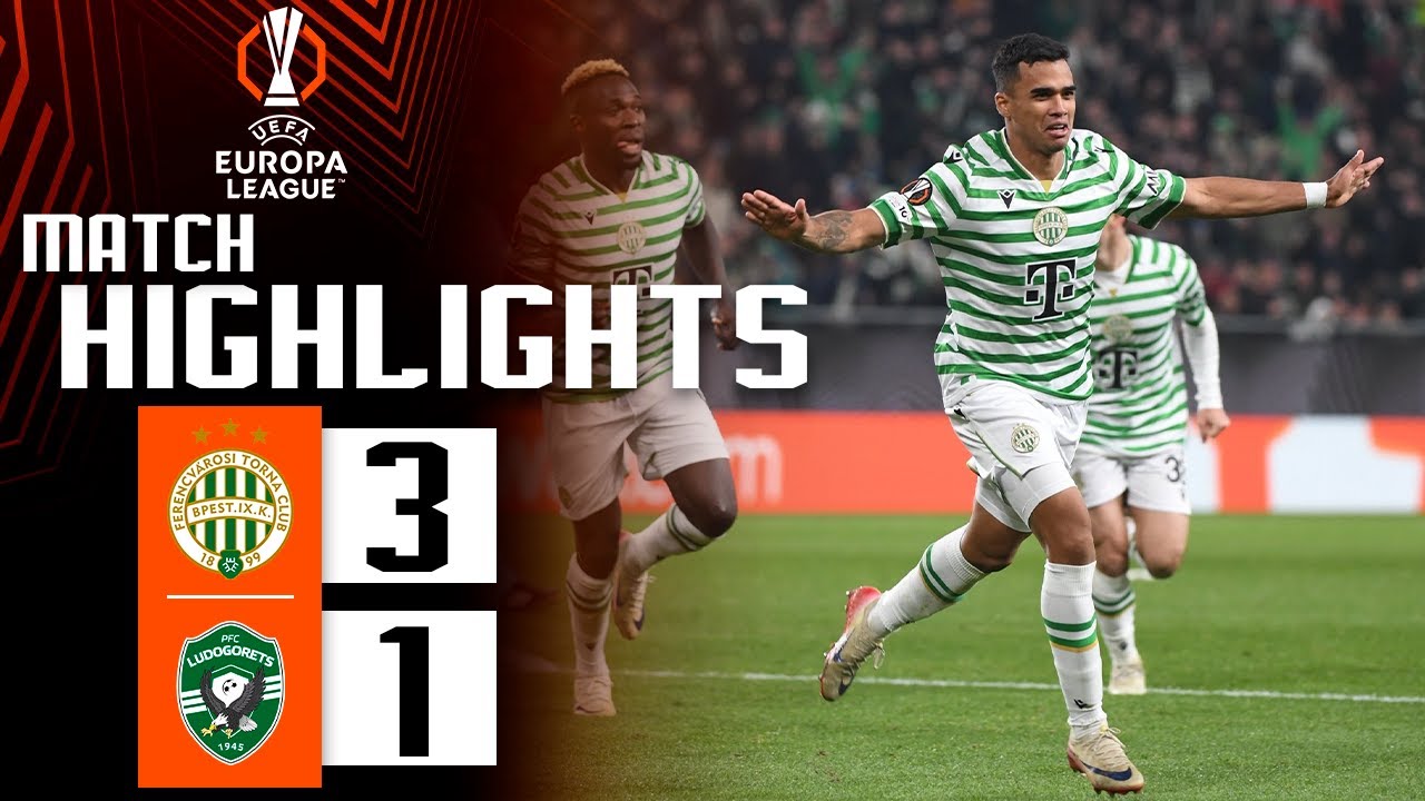 Ferencvaros vs Ludogorets Match Highlights Season 2025/2026