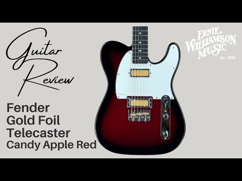 Fender Gold Foil Telecaster 2023 - Present - Candy Apple Burst image 5