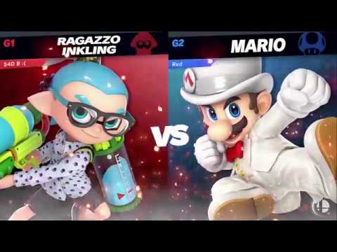 Kalsifer(Inkling) vs Red(Mario) - Top 8 - Losers Bracket - Smash Bros Catania Tournament