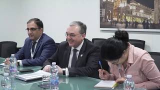 Rencontre entre les Ministres des Affaires étrangères d’Arménie et d’Espagne