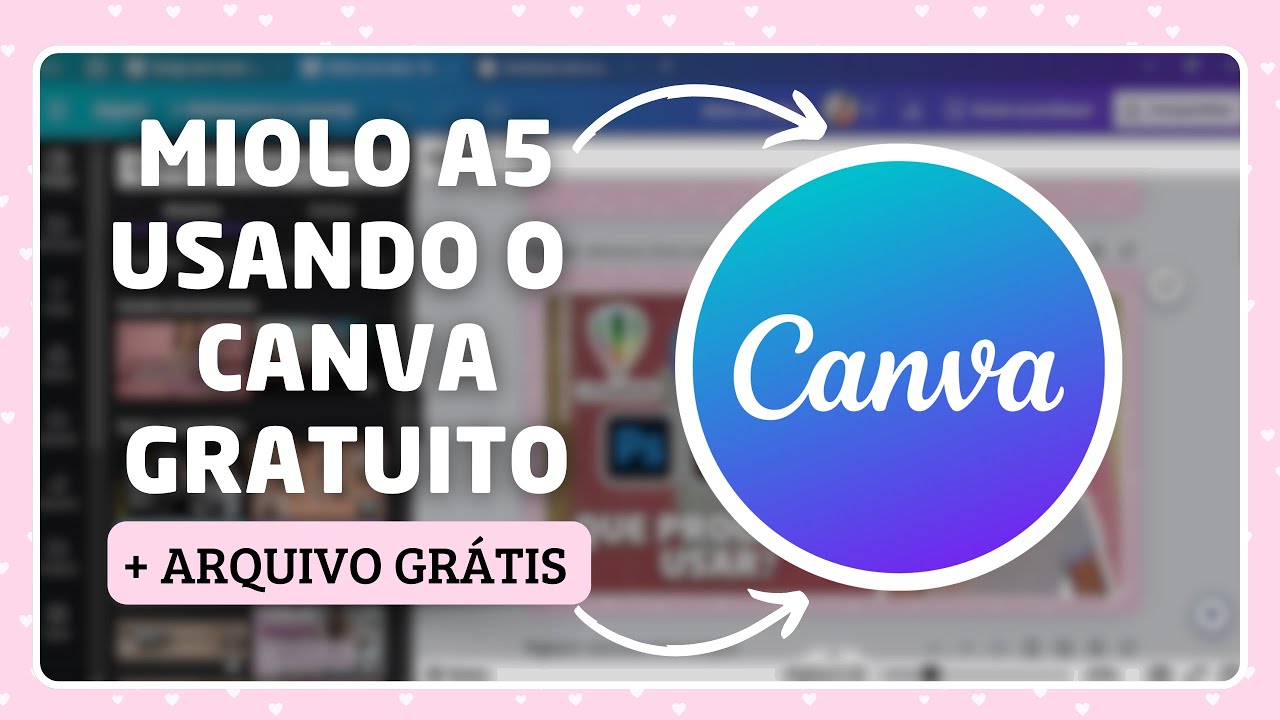 Criando miolo A5 no Canva em 2024 usando o Canva Gratuito  | Iniciantes  #passoapasso  #encadernação