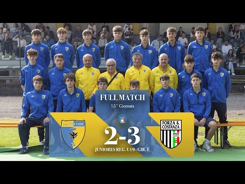 JUNIORES | Eden Esine - Forza e Costanza 2-3 | Juniores Regionali U19 - Girone E | Giornata 15