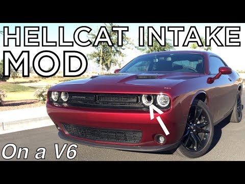 aFe HELLCAT Headlight Intake Tube Install on My 2017 Dodge Challenger V6