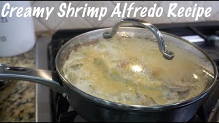 Creamy Shrimp Alfredo Pasta | Quick & Easy Pasta Recipes | Dinner Ideas