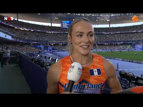 Lieke Klaver, Cathelijn Peeters and TeamNL 🇳🇱 Interview (Dutch TV) Mixed 4x400m HEATS 2024 🇨🇵
