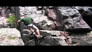 preview picture of video 'Rock Climbing at the Wildman Adventure Resort in Wisconsin'