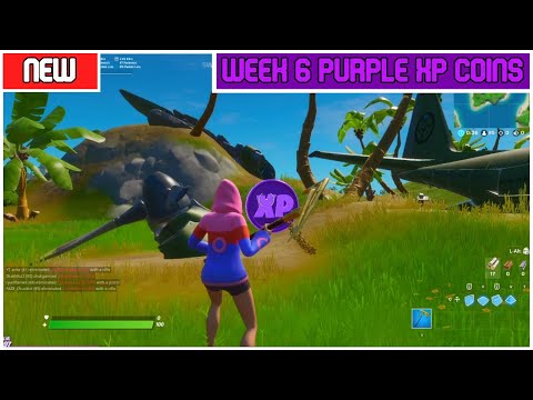 ALL NEW Week 6 Purple XP Coin Locations - All Purple XP Coins - Fortnite Season 2 Guide