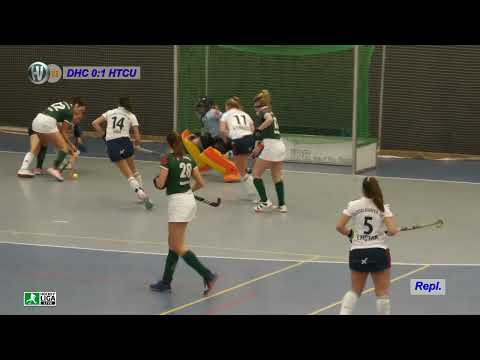 1. Hallenhockey Bundesliga Damen Düsseldorfer HC vs. HTC Uhlenhorst Mülheim 15.01.2023 Highlights