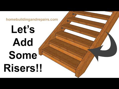 How To Add Risers To An Old Stairway - Building Code Safety And Home Remodeling Ideas