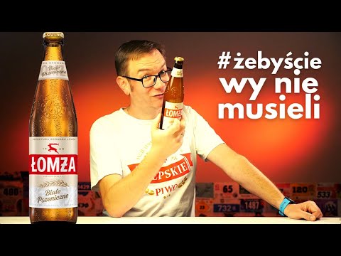 Łomża Białe Pszeniczne - Browar Łomża (Van Pur) #żebyściewyniemusieli