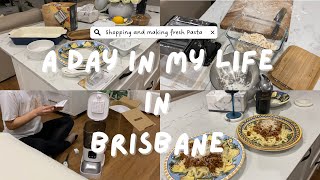 A Day in my life in Brisbane/ブリスベン在住のゆるい1日/生パスタ作り/購入品紹介