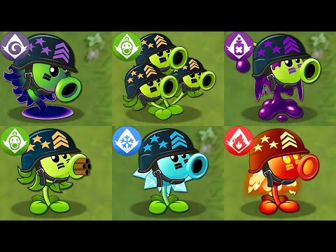 ALL GATLING PEA & PREMIUM PLANTS POWER-UP! vs PVZ 2 ZOMBIES - PvZ 2 Mod Final Boss