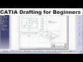 CATIA Drafting / Drawing Tutorial for Beginners - 1