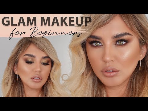 HOW TO DO GLAM MAKEUP FOR BEGINNERS | NINA UBHI