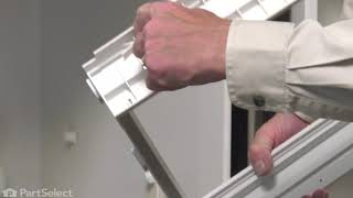 Whirlpool Refrigerator Repair - How to Replace the Crisper Frame Support