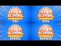 Letter School Intro Getting 999999X Speed
