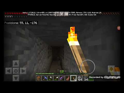 Minecraft Vanilla: scavo dritto 1 ora in miniera Ep. 22 parte 1