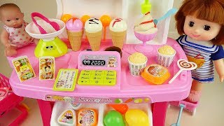 Baby doll Ice cream and kitchen food shop toys