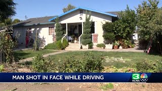 Man shot in face while driving in Stockton