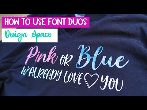 Paring fonts the easy way - Font Duos on Cricut Design Space - Text for beginners