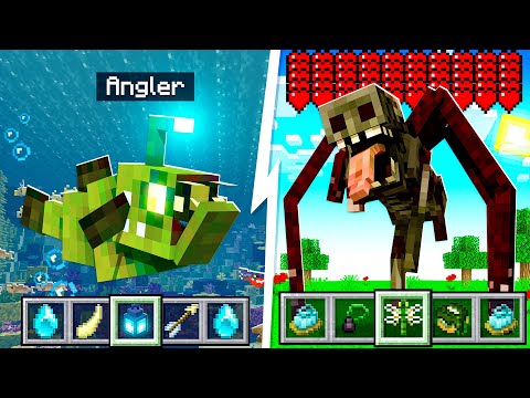 Morphing into SCARIEST BOSSES in MINECRAFT!