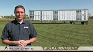 preview picture of video 'Featherlite 8261 Semi Livestock Trailer - Now Even Better!'
