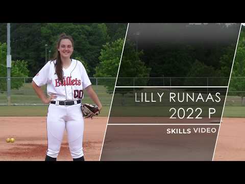 Lilly Runaas Softball Skills Video