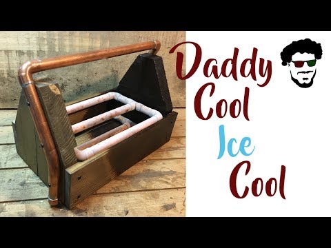 Rustic Beer Caddy With Ice Plumbing