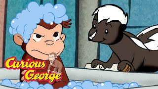 George's Skunk Problem 🐵 Curious George 🐵 Kids Cartoon 🐵 Kids Movies