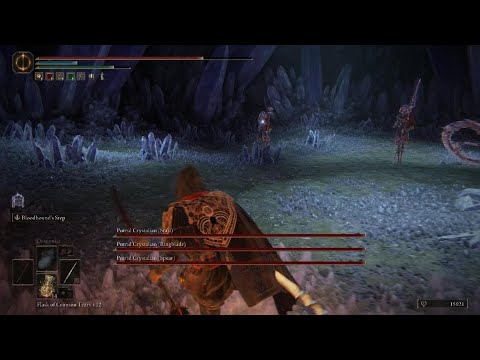 Putrid Crystalian Trio Boss Fight Elden Ring No summons