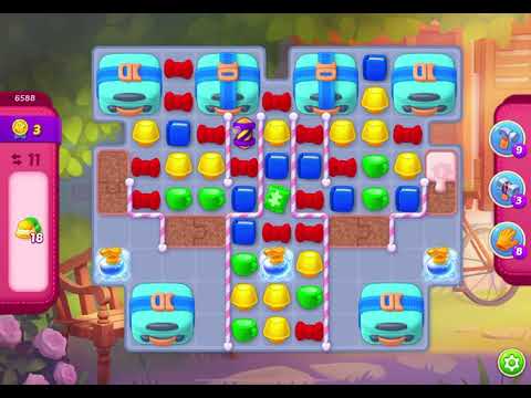 HomeScapes Level 6588 no boosters (12 moves)