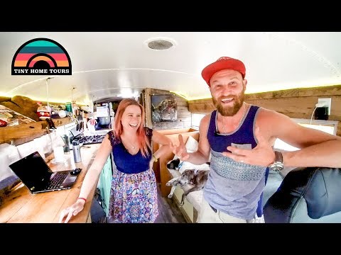 $8k Total Invested In Awesome DIY Skoolie Build // Full Tour