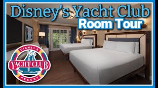 Disney's YACHT CLUB Full Room Tour | Disney's Yacht Club Room Tour | Standard Room Yacht Club Disney