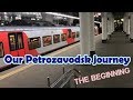 The Beginning of our trip to Petrozavodsk, Russia | Boarding the high-speed Lastochka train