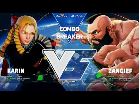 SFV: EG K-Brad vs. CYG BST Snakeyez - Combo Breaker 2017 Top 96 - CPT 2017