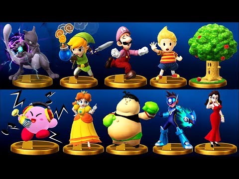 Super Smash Bros. (Wii U) - All 743 Trophies (DLC Included)