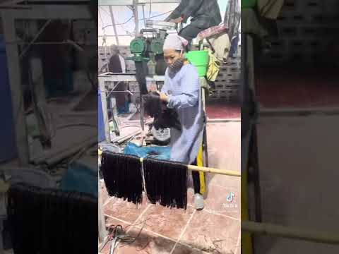 Làm bún gạo lứt đen #huyenbun #bungaolut #bunlutden