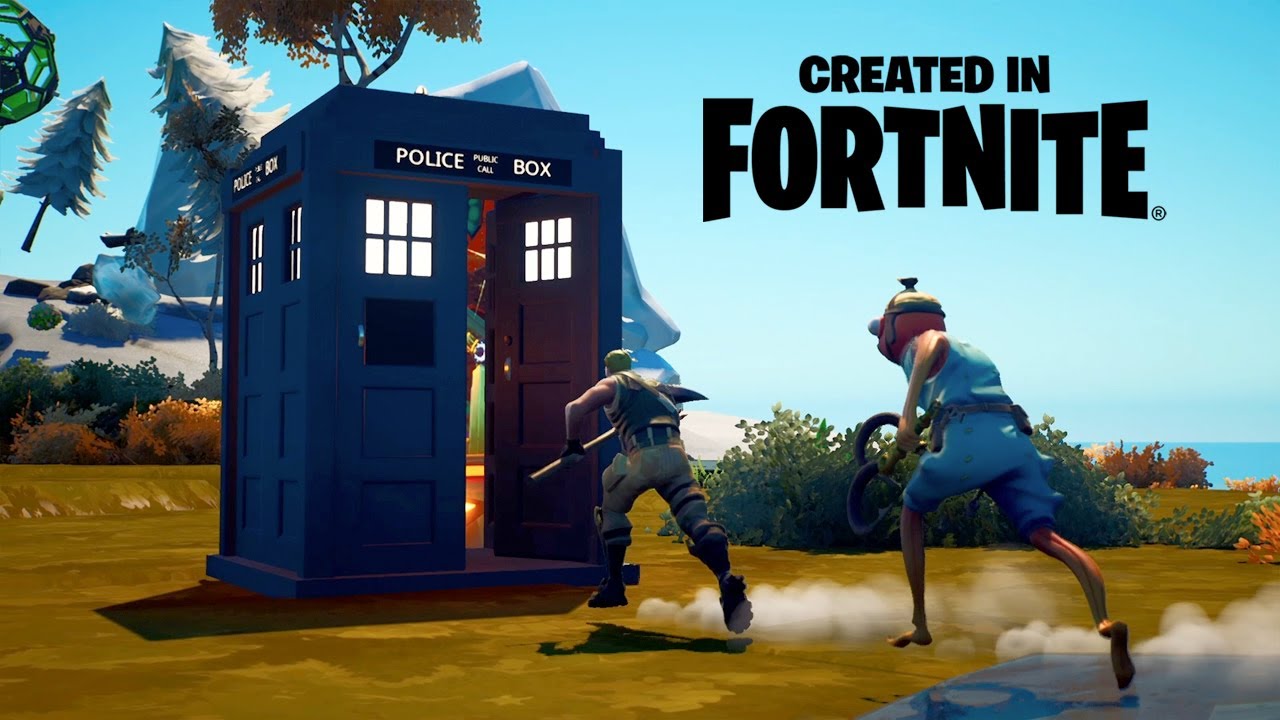 The TARDIS Lands in Fortnite! | Doctor Who - YouTube